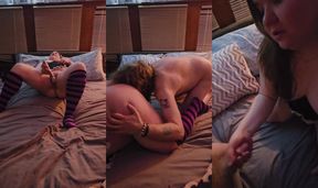 Spontaneous Encounter with a Surprise Finish - Amateur Quickie Fun!