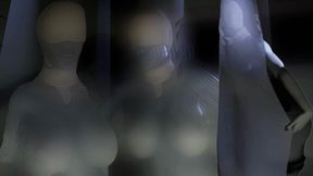 Meaty ghost puts 3D dildo on my naked dick