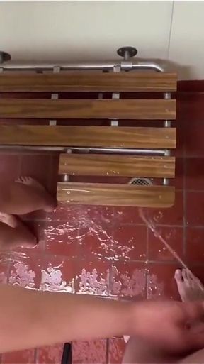 Wife Fucked All Weekend at Camp Outside, in the Locker Room and Watched Masturbating