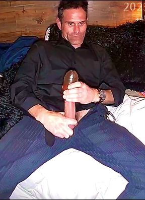 Mike jerking off after work