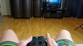 stepbrother tries to play video game while pervert stepsister seduces him to fuck for the first time! active full 4k porn video by nata sweet