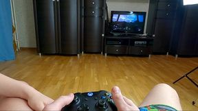 stepbrother tries to play video game while pervert stepsister seduces him to fuck for the first time! active full 4k porn video by nata sweet