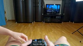 stepbrother tries to play video game while pervert stepsister seduces him to fuck for the first time! active full 4k porn video by nata sweet