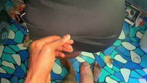 Stepmom Squirts on Stepson's Huge Dick