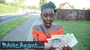 Public Porn Ebony model Zaawaadi taken into the woods for hard outdoor fucking