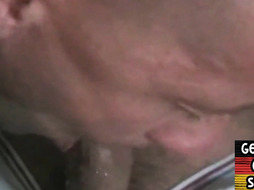 Cocksucking German amateur enjoy anal