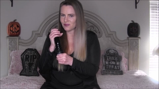 Sexy Vampire MILF Nikki Halloween 2022 Dildo Suck and Fuck With JOI