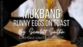 Mukbang Runny Eggs On Toast