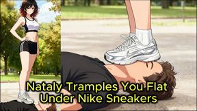 Running Shoe Domination - Nataly Tramples You Flat Under Nike Sneakers