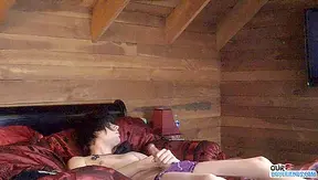 Emo Cutie Jizzes Hard on Bed, Flaunting His Thick Boner – OurBoyfriends