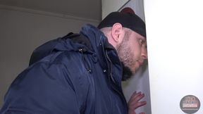 Gay lovers banging in the bathroom