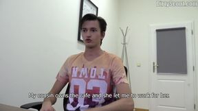 Relaxed Amateur Hottie Strokes His Hard Dick - Dirty Scout Seduction