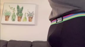 Cum as lube pocket striker and new toy combo