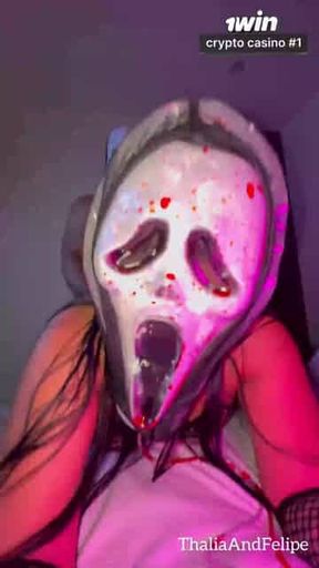 Ghostface pokes me stiff on Halloween 2025 - best XXX!
