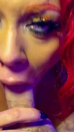 POV Slut with Huge Tits Drains Neighbor