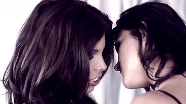 Sara and Morgan Playing the Lesbian Game