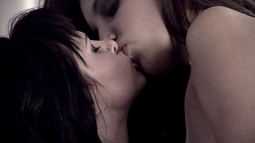 Sara and Morgan Playing the Lesbian Game