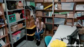 Young Russian Girl Turned Out To Be A Thief And Was Punished