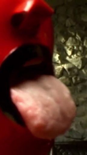 Masked France Slut Used in BDSM Session