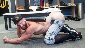 Hardbodies Clash: Hot Gym Encounter Between Wade Wolfgar Donnie Argento – RAGING HARD