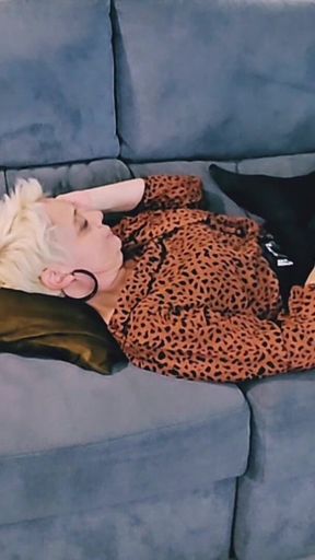 I Tear off Her Sticky to Better Play with Her