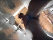 pissing in shower - open your mouth and drink my piss - pissing on camera