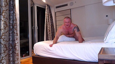 Hot Stud Moaning Loud while Humping Pillow with Dirty Talk