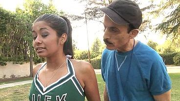 Fresh new girls on the kickline like Ruby Rayes often have the duty of helping the team...