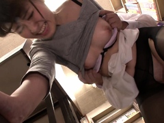 Amateur asian chick chokes in hardcore deepthroat