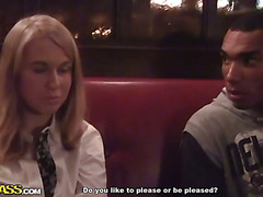 Shy teen blonde in pickup fuck video