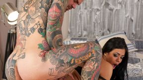 ”Canela's booty cathes Juan Lucho's huge dick”