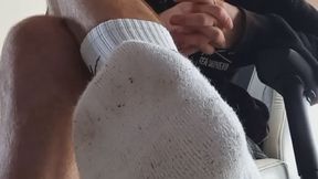 Hooded & masked gangster degrading as you worship his feet