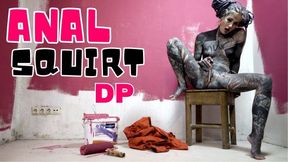 Tattoo piercing scene with graceful Anuskatzz from Dirty Dreaz