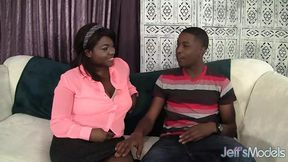 Ebony Plumper Sarah James takes an alluring black schlong in this explicit adult film