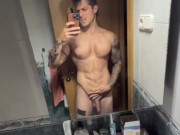 Famous Onlyfans Boy Touch His Strong Body