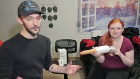 Animour Sex Machine Thrusting Dildo Unboxing And Masturbation With Sophia And Jasper
