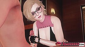 Sexy Girl Shimazaki Misako - Indulge In Handjob For Big Dick Stroking, Intense No-hands Sloppy Blowjob With Sultry Moans - Car Toon