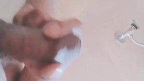 Bathroom masturbation