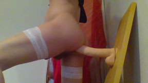 Sissy's Anal Toy Ride