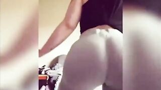 Shaking Jiggling Walking teasing fat butt  bbw compolation three