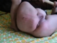 Spanking and fisting my piggy Tina