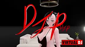 Cute FUTA Rachel dancing to POP Blender MMD 1565 (By DJ Riko! Janvier 2024)