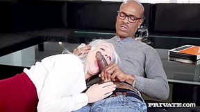 Naughty Liz Rainbow Gets Some Interracial Ass Play