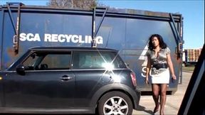 donna ambrose aka danica collins car tease