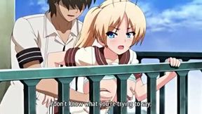 Three Shot Interview 3 - Busty Hentai Teen 18+ Is Fucked On Public Balcony