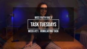 A Humiliating Task for Pathetic Loser- Miss Faith Rae&#039;s Femdom Audio Humiliating Instructions