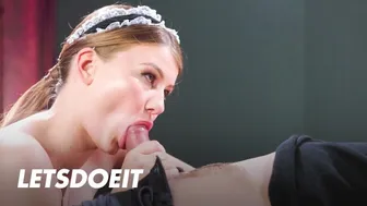 Sexy Maid Lucy Li's Erotic Fuck Session with Masked Stranger