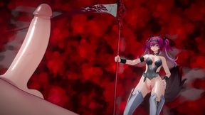 Warrior Lupa Wins Makes Sure to Drain Her Enemy