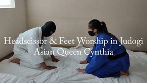 Headscissor & Feet Worship in Judogi