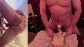 Fucking My Toy with Two Angles at the Same Time!